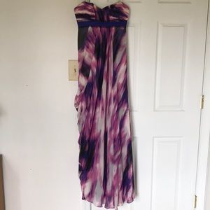 BCBG Strapless gown